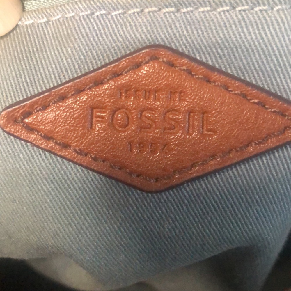 Fossil Multi Colored Printed Handbag With Handles… - image 3